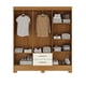 thumbnail image 3 of Clóset Ro62Co 6 Puertas 2 Cajones Canela - Off White, 3 of 4