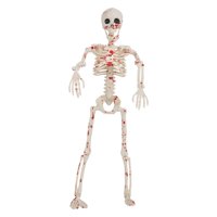 Bothyi - Figura De Esqueleto De Halloween Articulada, Decorativa Para Césped Interior.