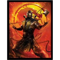 Genérico - Cuadro Decorativo Mortal Kombat Scorpion Medidas 30X40 Cm