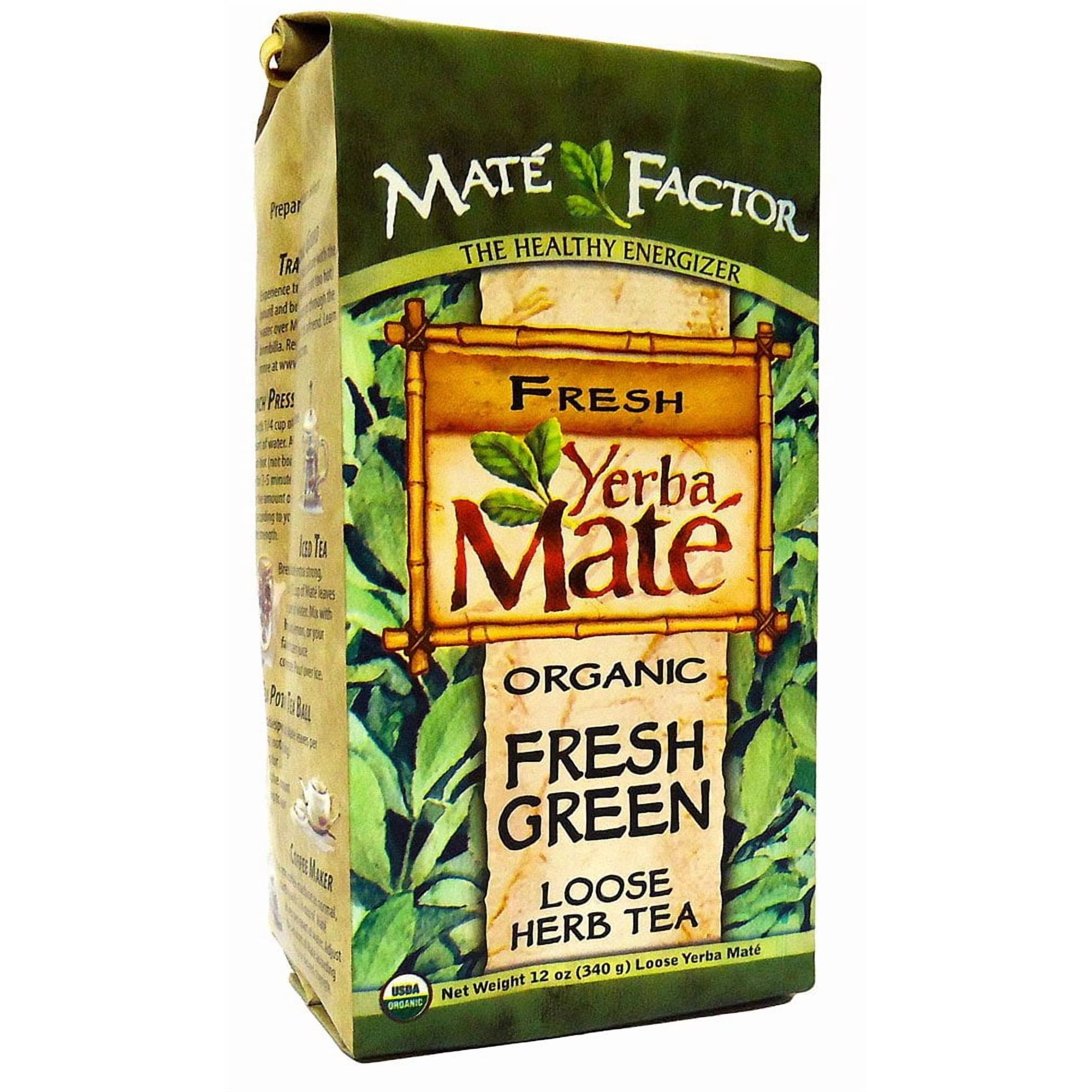 Té De Hierbas Maté Factor Organic Yerba Mate Original 355ml