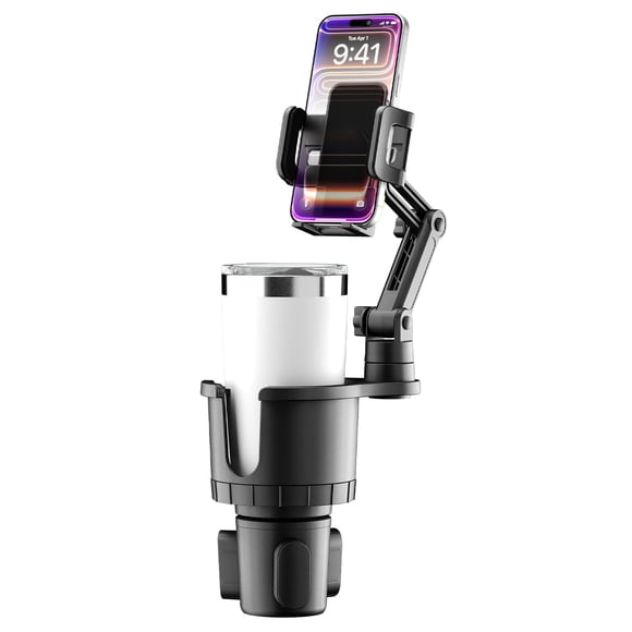 Soporte de teléfono Bracketron TripGrip 2 en 1 para portavasos de coche