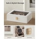 thumbnail image 3 of Watch Box SONGMICS de 10 ranuras con tapa de cristal y almohadas extraíbles, 3 of 6