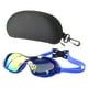 thumbnail image 3 of Gafas De Natación Profesionales, Gafas De Buceo Antideslizantes, Marco Azul, Chapado, 3 of 5