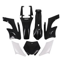 Magideal - Kit De Guardabarros Para Carrocería, Piezas De Repuesto, Premium, Fácil De Instalar, Alto Rendimiento, Reemplaza Accesorios Negro