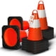 thumbnail image 1 of Conos de tráfico Pyle 30 cm (12 unidades) naranja PVC, 1 of 9