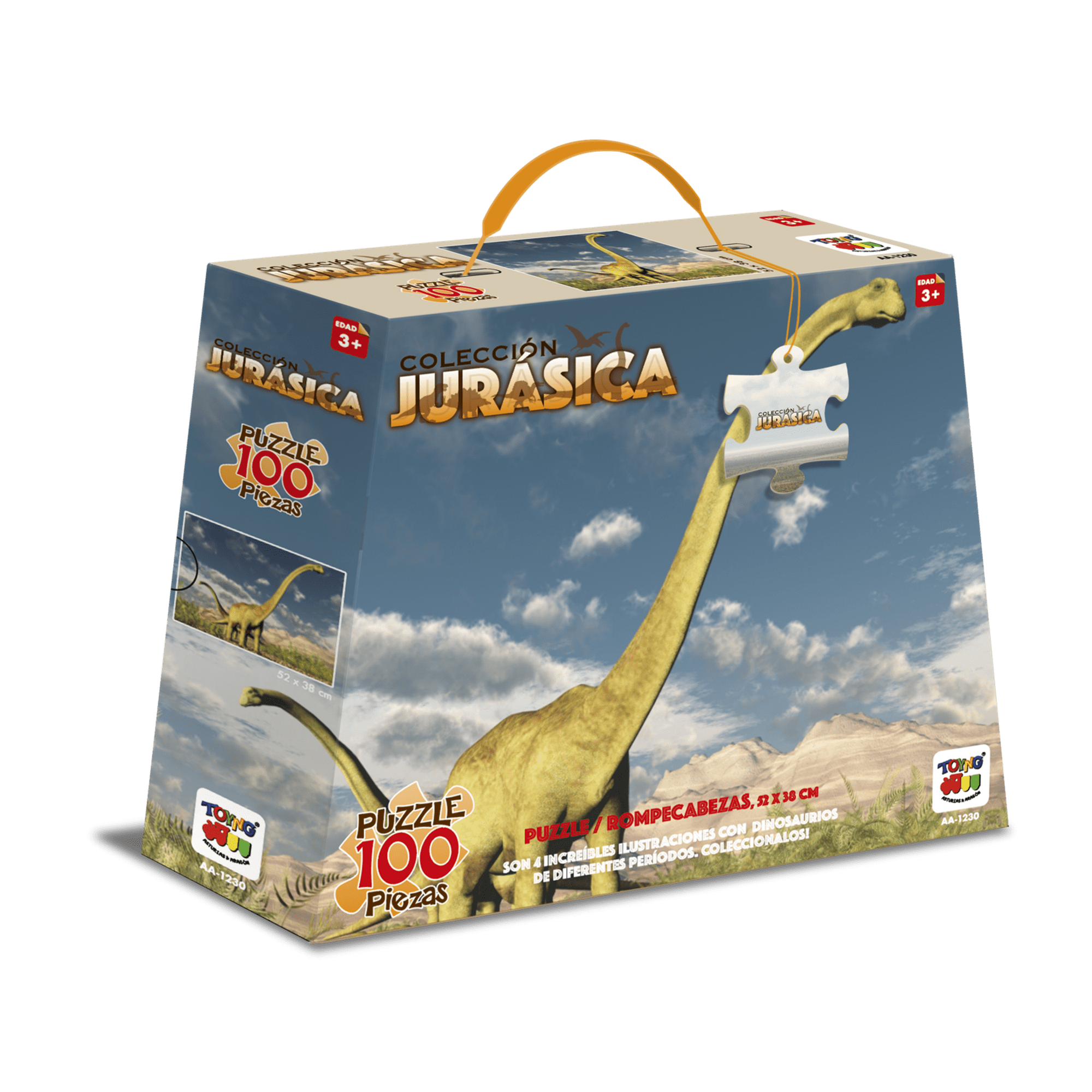 Puzzle Brachiosaurus Colección Jurásica (100 Piezas) - Toyng