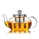 thumbnail image 1 of Tetera de vidrio Hiware con infusor de acero inoxidable de 800 ml, 1 of 6