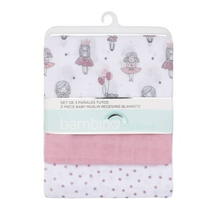Bambino - Set 3 Pañales Tuto Rosado Niñas