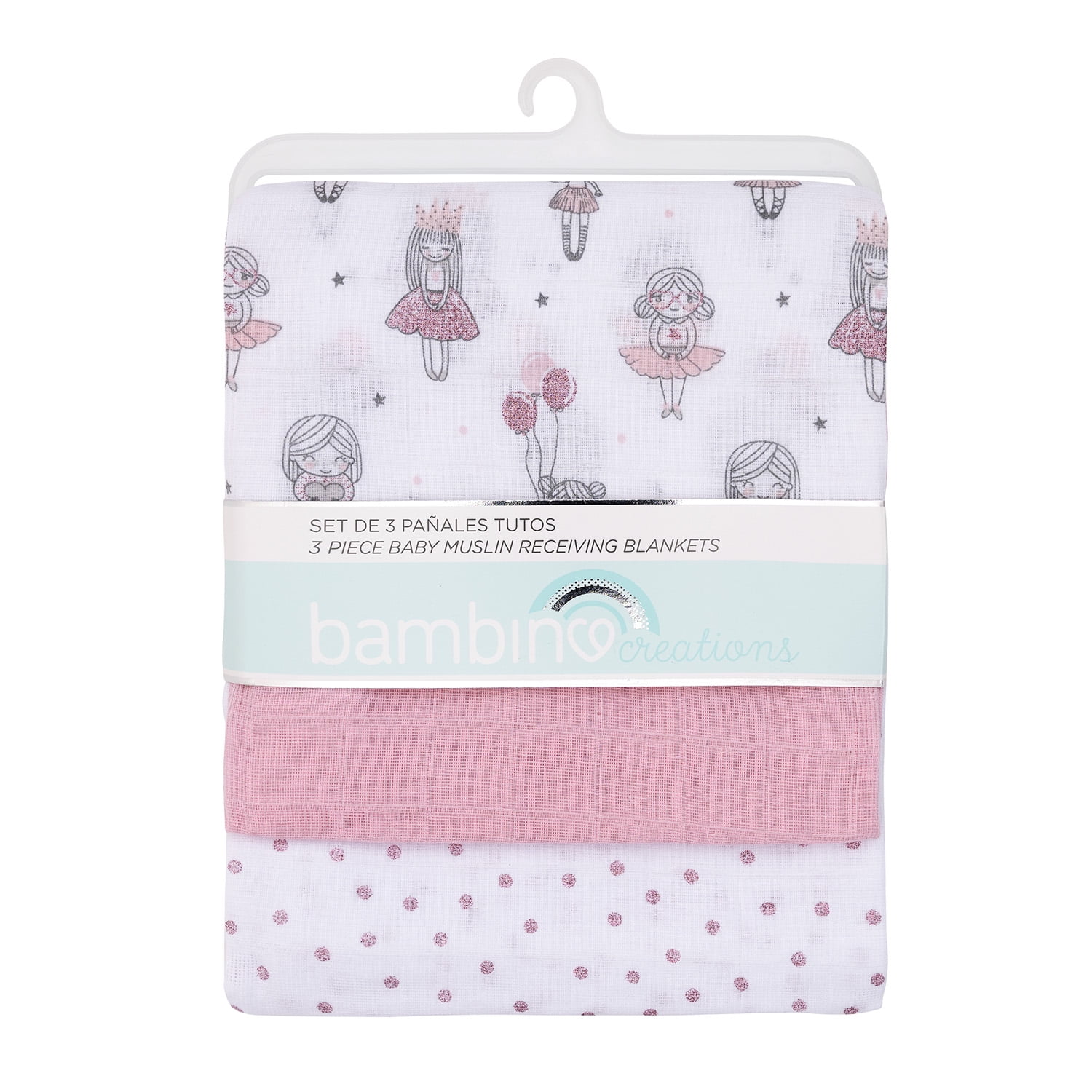 Bambino - Set 3 Pañales Tuto Rosado Niñas