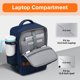 thumbnail image 3 of Mochila Bymontin 35L para viaje con laptop, aprobada para vuelo, 3 of 8