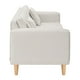 thumbnail image 3 of Sofa New Retro 3c + 2 Pouf Felpa 05 Crudo, 3 of 6