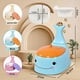 thumbnail image 3 of Orinal de Entrenamiento Unseki con Asiento de Ballena y Tapa Azul, 3 of 7