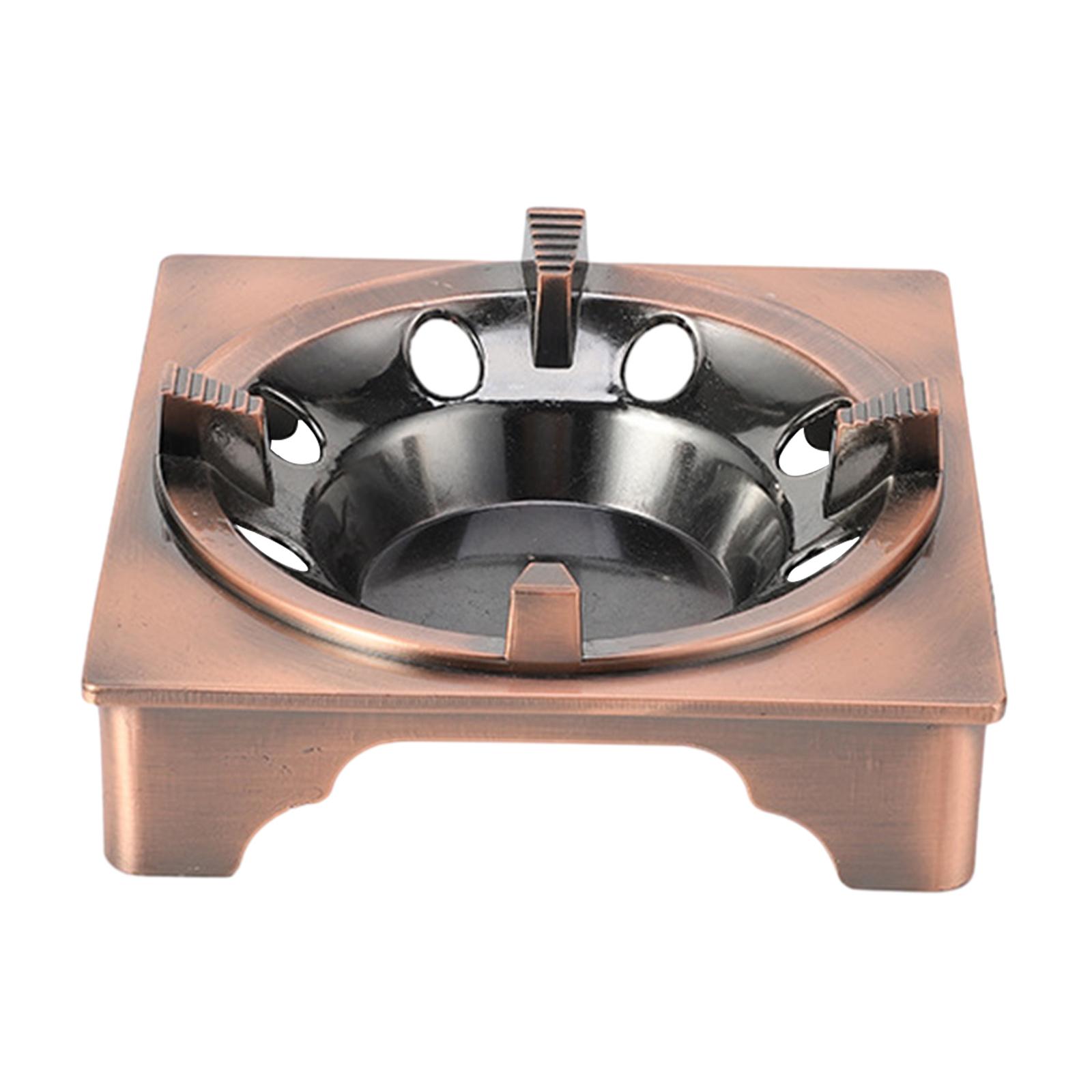Magideal - Mini Estufa De Camping, Caldera De Fuego, Calentador De Alimentos Ligero, Estante Para Wok, Estufa De Cocina, Estufa De Fondue Para Barbacoa, Viaje, Color Bronce