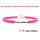 thumbnail image 1 of Hot Sexy Rose Red Suede Leather Collar Rhinestone Letters Choker Harajuku DIY Customized Necklaces Lovers BDSM Cosplay Jewelry, 1 of 3