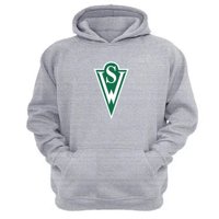 Genérico - Polerón Canguro Santiago Wanderers Gris Claro Talla L Unisex