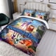 thumbnail image 3 of Cazadores de Trolls Conjunto de sábanas temático, trío de piezas, cómodo y amigable con la piel, diseño único, regalo de decoración para el hogar para familiares, amigos y fans,140cm *210cm, 3 of 6
