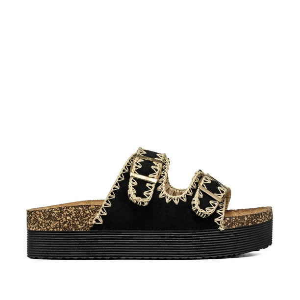 Sandalia Estilo Chala Casual Plataforma Mujer Weide QIU387