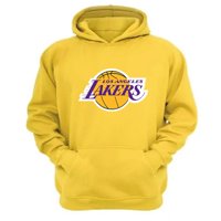 Genérico - Polerón Canguro Lakers Amarillo Talla Xs Unisex