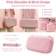 thumbnail image 2 of Kit de accesorios de funda de transporte HLRAO Pink para Nintendo Switch OLED, 2 of 7