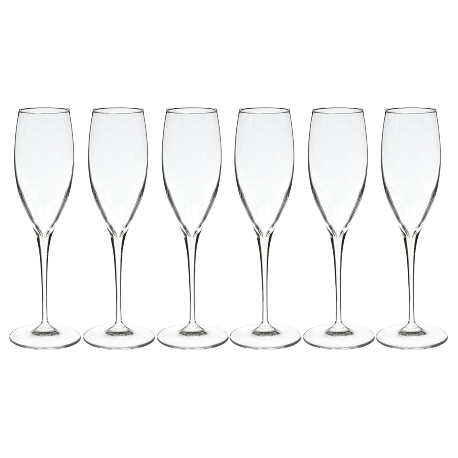 Set 6 Copas Champagne Premiun Bormioli Rocco 260ml Transparente