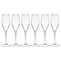 Set 6 Copas Champagne Premiun Bormioli Rocco 260Ml Transparente