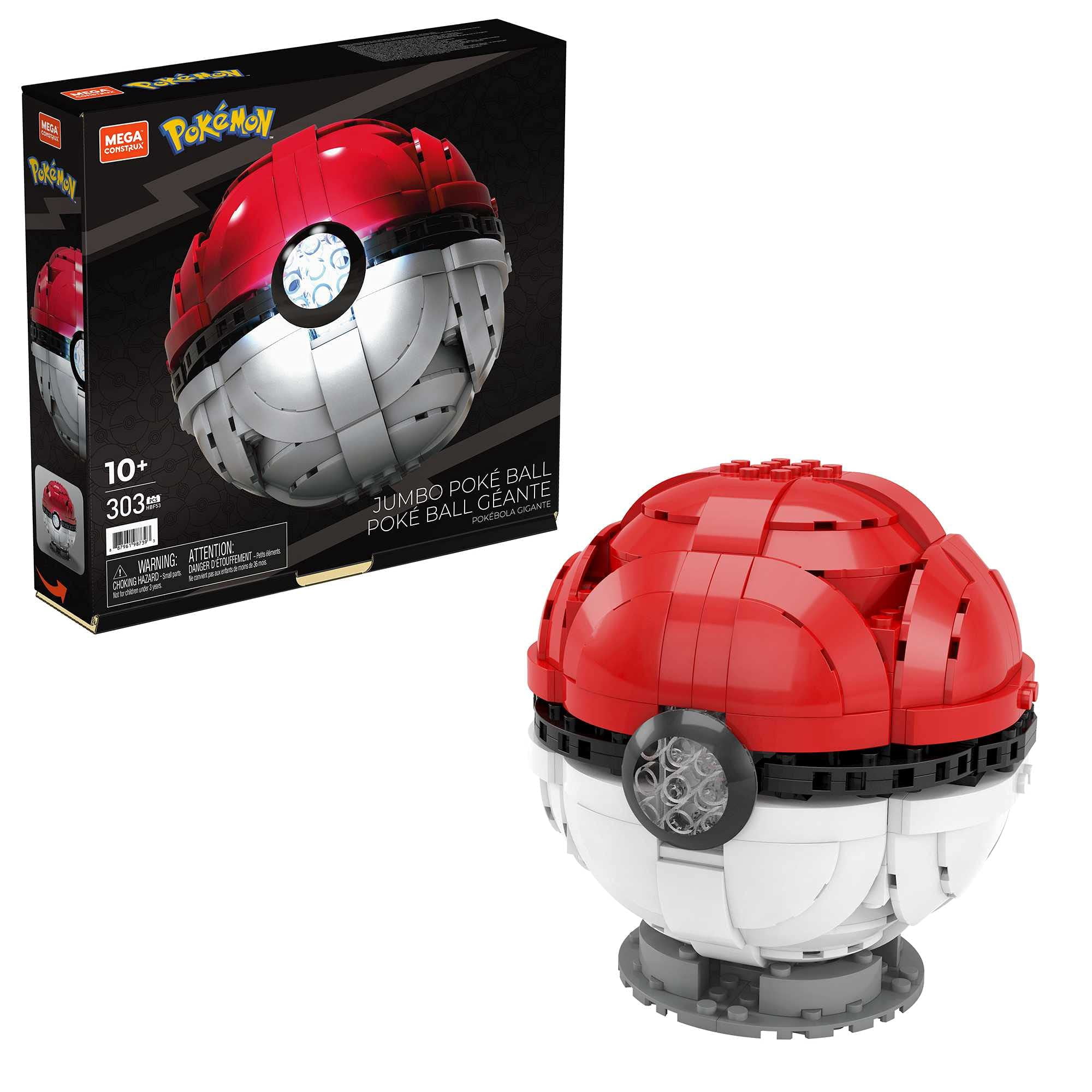Set De Construcción Mega Construx Pokémon Jumbo Poké Ball