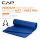 thumbnail image 2 of Esterilla de yoga CAP con barra de 12 mm de grosor con correa de transporte, 180 x 61 cm, azul, 2 of 7