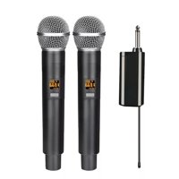 Philco - Kit 2 Microfonos Inalambricos Recargables Uhf 60M