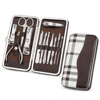 Genérico - Set De Manicure Pedicure Profesional 12 Piezas Con Estuche