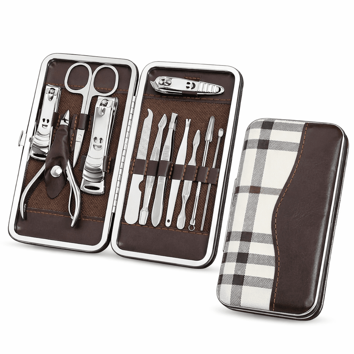 Genérico - Set De Manicure Pedicure Profesional 12 Piezas Con Estuche