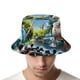 thumbnail image 4 of Parque Jurásico Sombrero bucket para adultos, gorra de protección solar, sombrero de pescador plegable para viajes al aire libre, pesca y actividades de verano, 4 of 6