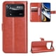 thumbnail image 1 of Funda tipo libro para Xiaomi POCO M4 PRO 4G, cartera todo‑en‑uno, funda multifuncional con tarjetero y correa de muñeca desmontable, 1 of 4