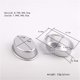thumbnail image 2 of Molde para tartas LoBake Mini ovalado con forma de huevo, aleación de aluminio, 2 of 6