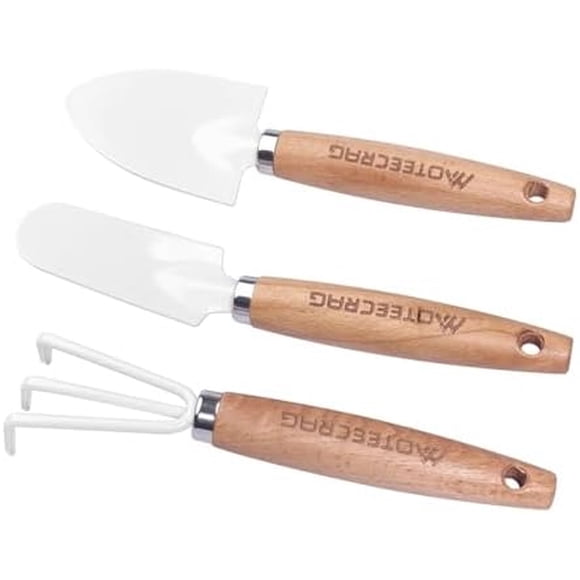 Set de Herramientas de Jardinería para Niños Moteecrag con Mango de Madera