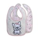 thumbnail image 1 of Set de 3 baberos impermeables diseño Bulldog, 1 of 2