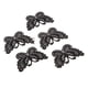thumbnail image 2 of 5 piezas de tela bordada encaje mariposa apliques parches para ropa negro, 2 of 5