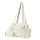 thumbnail image 1 of Bolsa De Gimnasio De Viaje Con Cartera Peque?a Extraíble, Bolsa De Lona Para Yoga, Baile Y Fin De Semana, Color Beige, 1 of 5