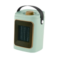 Magideal - Calentador Eléctrico, Ventilador De Calefacción Rápida, Decoración Silenciosa Ajustable Para El Hogar, Ventilador Calefactor De Calefacción Rápida, Po Verde