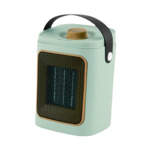 Magideal - Calentador Eléctrico, Ventilador De Calefacción Rápida, Decoración Silenciosa Ajustable Para El Hogar, Ventilador Calefactor De Calefacción Rápida, Po Verde