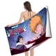 thumbnail image 4 of BLEACH Toalla de playa de secado rápido con diseño temático, regalo para mujeres y niñas, ideal para cumpleaños, fans, amantes de la música, uso en la playa o al aire libre, 78 × 150 cm, 4 of 6