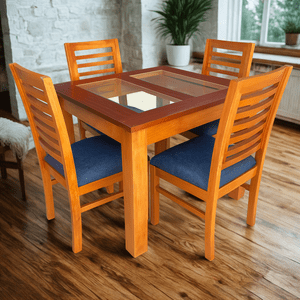 Koliat - Juego De Comedor Florencia 4S Caramelo