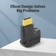thumbnail image 3 of Adaptador HDMI macho a HDMI hembra en 270Â° Vention, 3 of 3