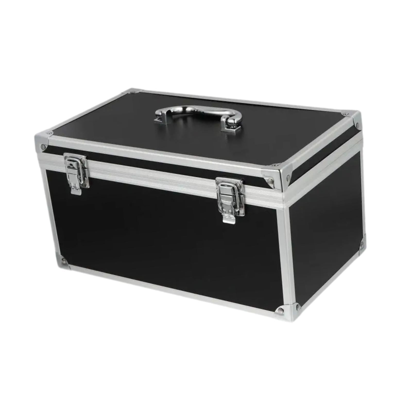 Ioensy - Caja De Herramientas De Aleación De Aluminio, Resistente Al Polvo, Profesional, Versátil, Estuche Rígido Para Herramientas, 29 Cm X 16 Cm X 15 Cm