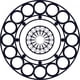 thumbnail image 1 of Decomural Circle Optical Illusion 3d Style WS-18926, 1 of 2