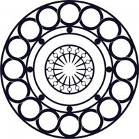 Rienda Libre Graphics - Decomural Circle Optical Illusion 3D Style Ws-18926