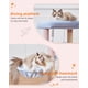 thumbnail image 4 of Árbol para gatos Taoqimiao de 98 cm para interiores, torre para gatitos, rosa y azul, 4 of 9