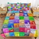 thumbnail image 1 of x269 Battle for Dream Island BFDI Bed Duvet Cover Microfiber Bedding Sets 3D Printed Lightweight 3 Piece Comforter Sets, 1 Duvet Cover And 2 Pillow Shams for Kids Boys Girls 79"x90" jn269, 1 of 5