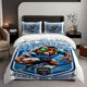 thumbnail image 1 of New South Wales Blues Roaches Cartoon Rugby Promotion Theme Bedding Three-Piece Set Duvet Cover Pillowcase Set, 1 of 5