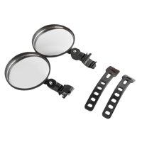 Magideal - 2 Uds. Espejos Para Bicicleta, Espejo Retrovisor Para Ciclismo, Espejo De Cristal Para La Mayoría De Las Bicicletas De Montaña, Espejo Redondo