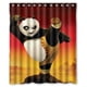 thumbnail image 1 of Cortina de ducha de Kung Fu Panda, juego de cortina de baño con ganchos, tamaño 60 x 72 pulgadas, 1 of 3